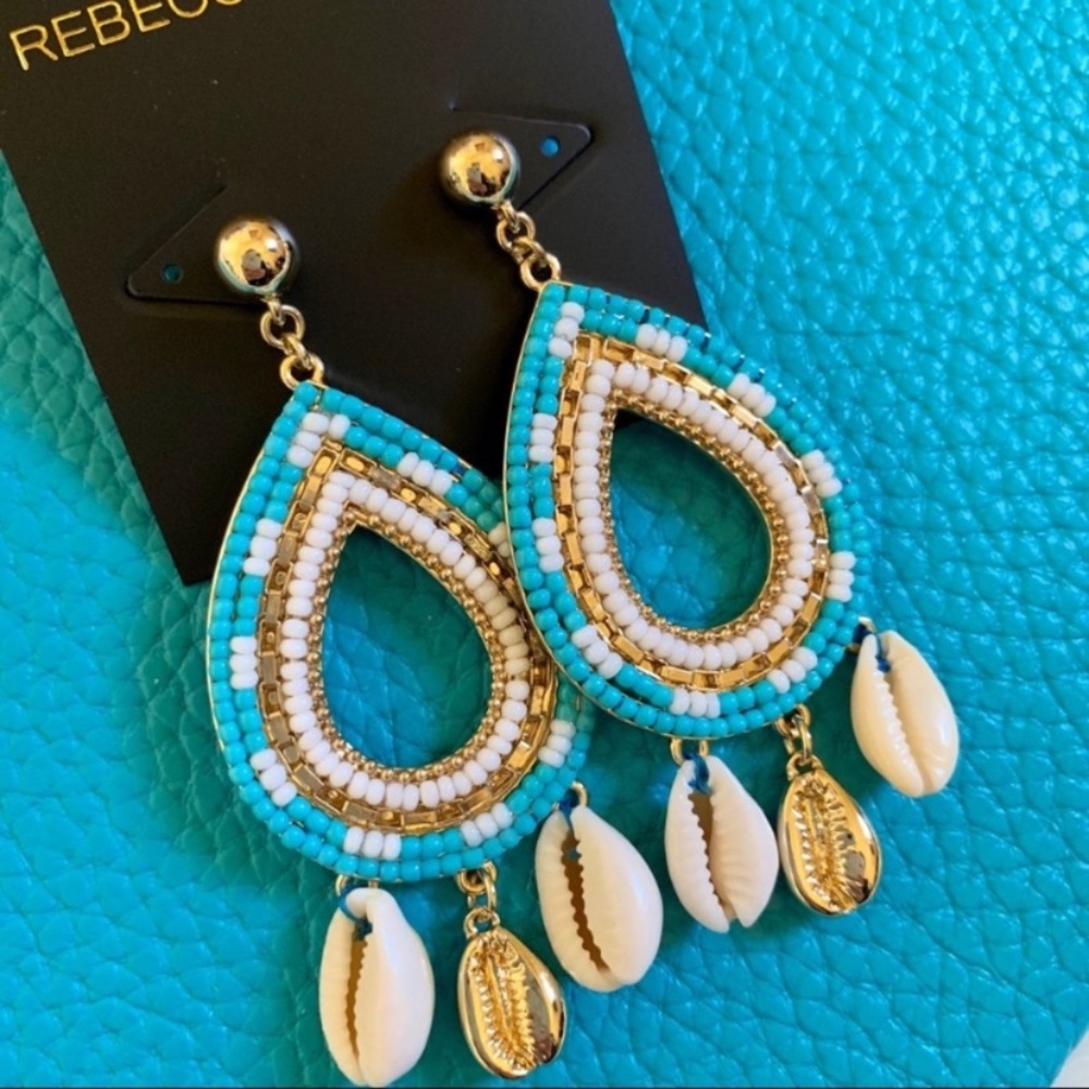 Rebecca Minkoff Louisa Shell Chandelier Earrings - Picture 6 of 8